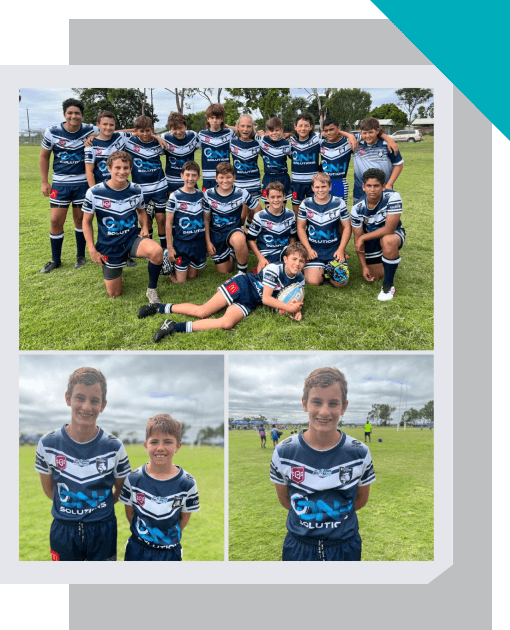 Community Support - DNH Solutions Bowen Basin Proud sponsors of the Under 13 Blue team Brothers Bulldogs Junior Rugby League, providing essential equipment and jerseys