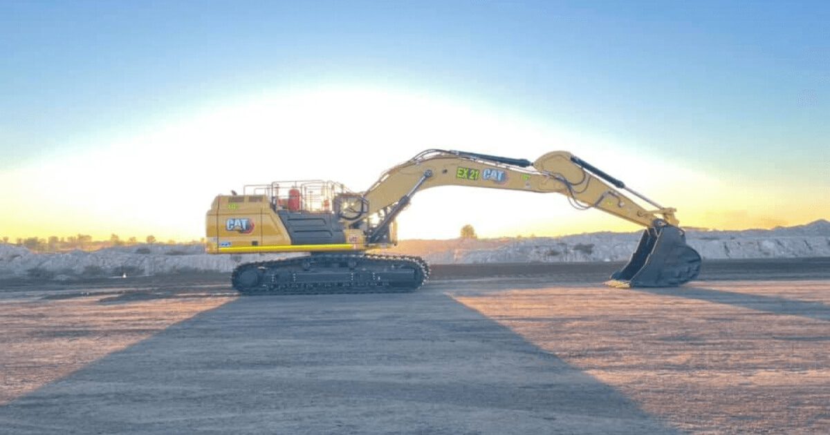 Excavator at DNH Solutions Bowen Basin
